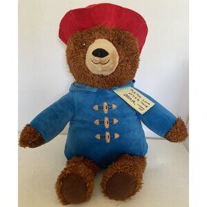 Kohl's Cares Paddington Bear blue coat red hat stuffed animal plush 14"